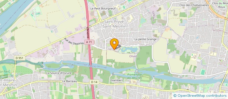 localisation de l'entreprise MONSIEUR M HAMED KHEDDACHE  SAINT-PRYVE-SAINT-MESMIN