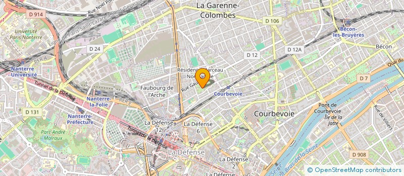 localisation de l'entreprise MONSIEUR M'HAMED KHELLAF à COURBEVOIE