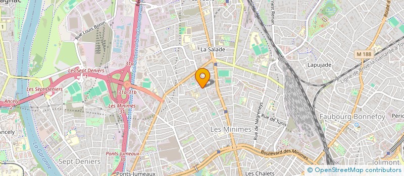 localisation de l'entreprise MONSIEUR M'HAMED KORICHI  TOULOUSE