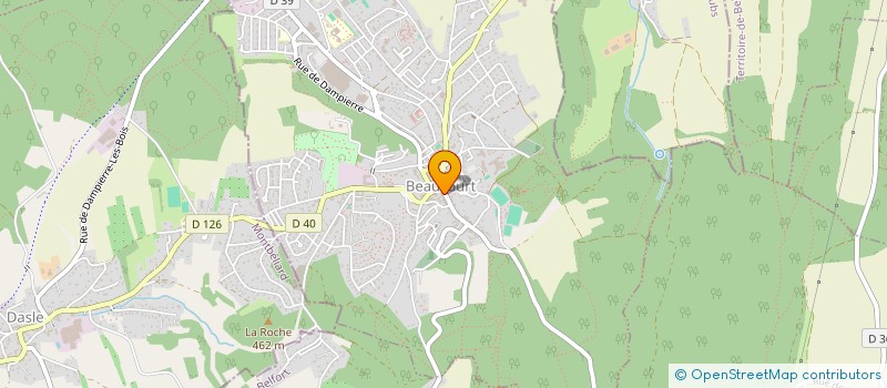 localisation de l'entreprise MONSIEUR M'HAMED LAMSAOUEB  BEAUCOURT