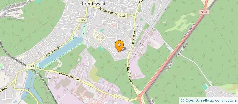 localisation de l'entreprise MONSIEUR M'HAMED LAROUCI  CREUTZWALD