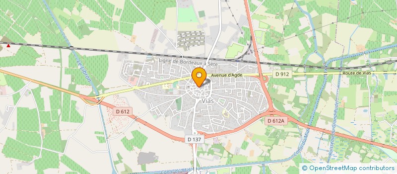 localisation de l'entreprise MONSIEUR M'HAMED MOUHMOUH  VIAS