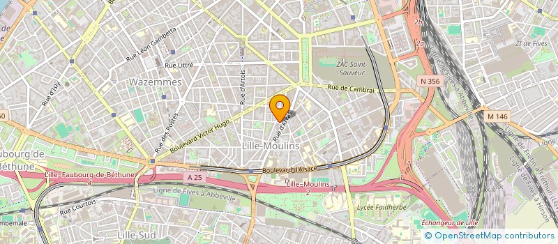localisation de l'entreprise MONSIEUR M' HAMED NAIMI à LILLE