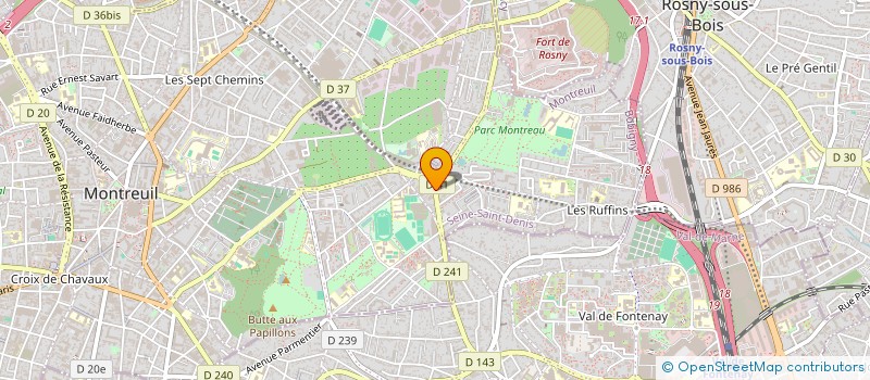 localisation de l'entreprise MONSIEUR M'HAMED OUMACHAR à MONTREUIL