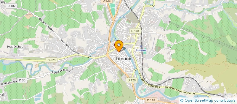 localisation de l'entreprise MONSIEUR M'HAMED-REDA KESSIRA  LIMOUX