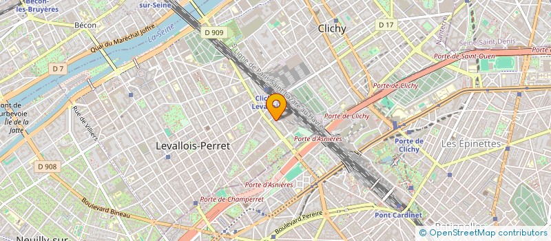 localisation de l'entreprise MONSIEUR M HAMED REGHIS à LEVALLOIS-PERRET