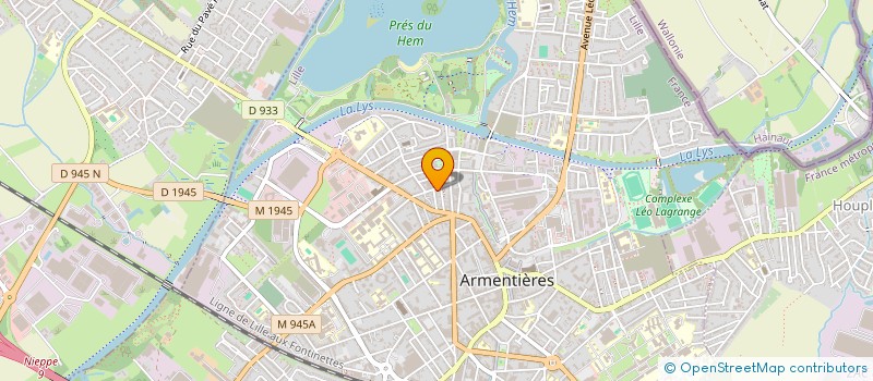 localisation de l'entreprise MONSIEUR M'HAMED RHAFIR  ARMENTIERES