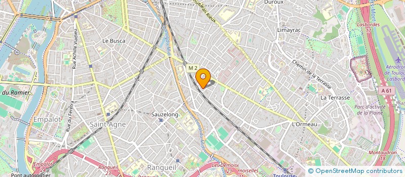 localisation de l'entreprise MONSIEUR M HAMMED ABDI  TOULOUSE