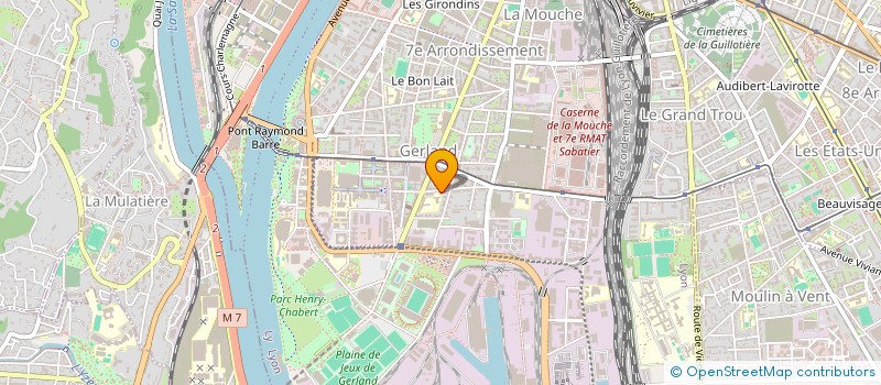 localisation de l'entreprise MONSIEUR M HAMMED BARCA  LYON