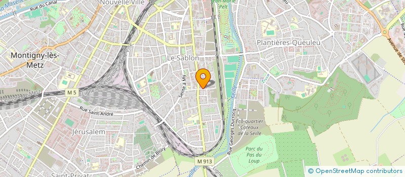 localisation de l'entreprise MONSIEUR M'HAMMED DJILALI  METZ