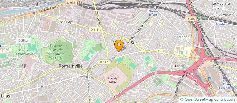 localisation de l'entreprise MONSIEUR M'HAMMED EL KHATTAB à NOISY-LE-SEC