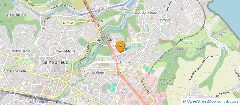 localisation de l'entreprise MONSIEUR M'HAMMED ESSALMI DARMOUS à SAINT-BRIEUC