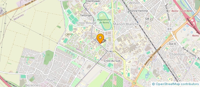 localisation de l'entreprise MONSIEUR M'HAMMED GOUMMAR  REIMS