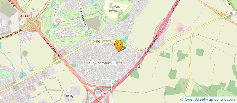 localisation de l'entreprise MONSIEUR M'HAMMED HAFID  BAILLY-ROMAINVILLIERS