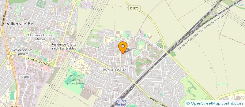 localisation de l'entreprise MONSIEUR M'HAMMED JENBIL  VILLIERS-LE-BEL