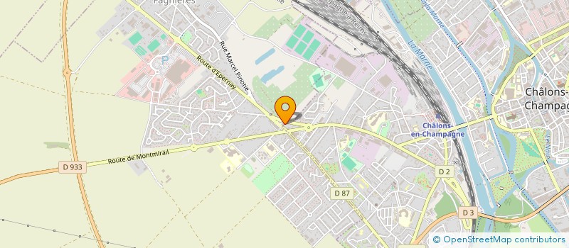 localisation de l'entreprise MONSIEUR M'HAMMED KEZADRI  FAGNIERES