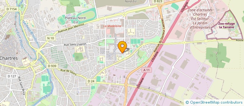 localisation de l'entreprise MONSIEUR M'HAMMED LATRECHE à CHARTRES