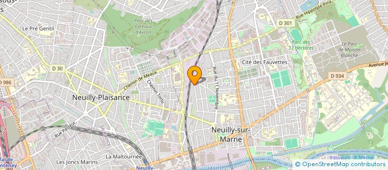 localisation de l'entreprise MONSIEUR M'HAMMED MANSOURI à NEUILLY-SUR-MARNE