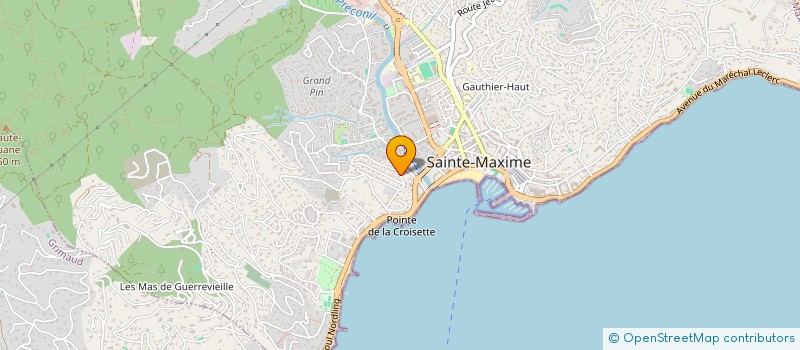 localisation de l'entreprise MONSIEUR M HAMMED TALEB à SAINTE-MAXIME