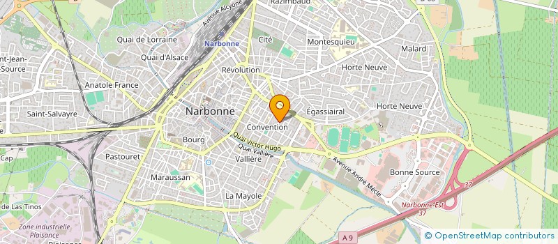 localisation de l'entreprise MONSIEUR M'HAMMED TANI  NARBONNE