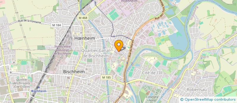 localisation de l'entreprise MONSIEUR M'HAMMED TORCHI  HNHEIM