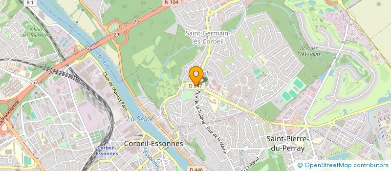 localisation de l'entreprise MONSIEUR M'HAND KHELIL  SAINT-GERMAIN-LES-CORBEIL