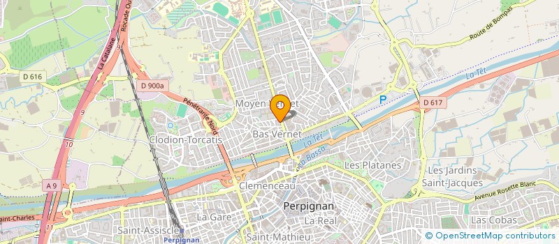 localisation de l'entreprise MONSIEUR M HAND MESSAOUD  PERPIGNAN