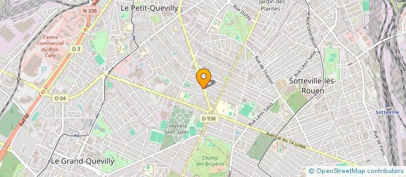 localisation de l'entreprise MONSIEUR M'HEND BOUAZIZ à LE PETIT-QUEVILLY