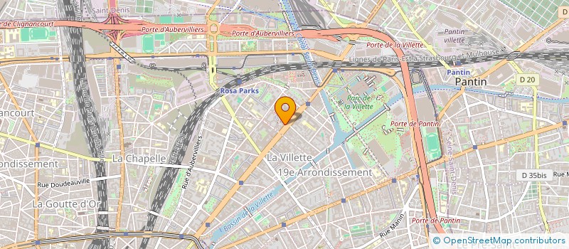 localisation de l'entreprise MONSIEUR M'HENNI MOUJAHED à PARIS