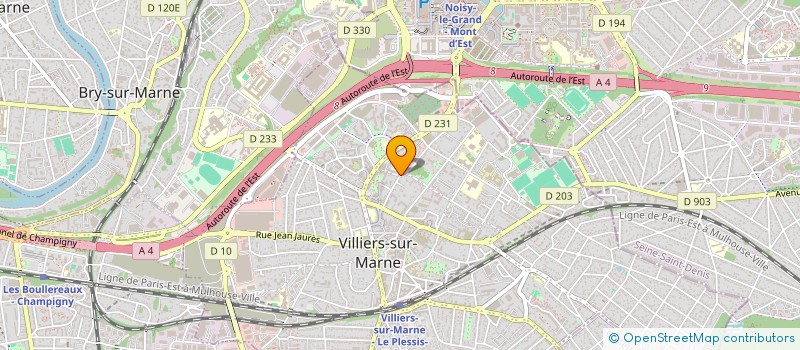 localisation de l'entreprise MONSIEUR M'HIDI ABBOUTI  VILLIERS-SUR-MARNE