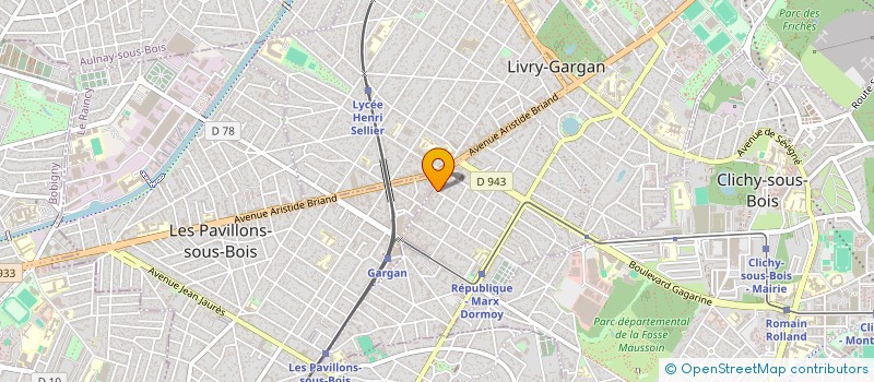 localisation de l'entreprise MONSIEUR M HISPZPZP  LIVRY-GARGAN