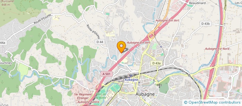localisation de l'entreprise MONSIEUR M JOUFFRET à AUBAGNE