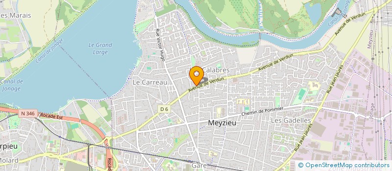 localisation de l'entreprise MONSIEUR M MOHAMED SBA  MEYZIEU