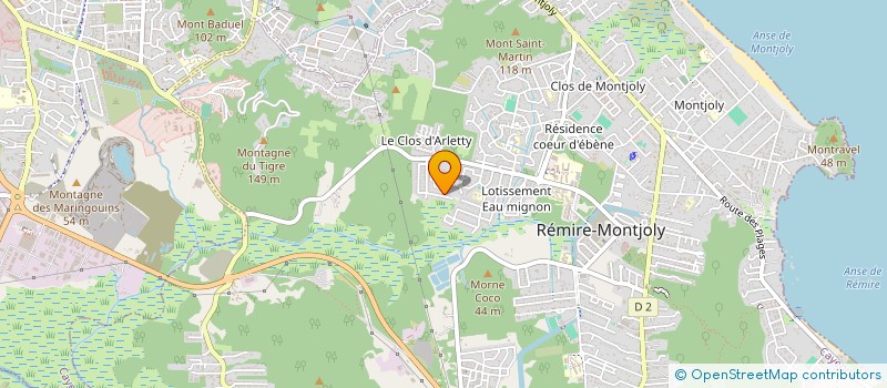 localisation de l'entreprise MONSIEUR M'RICK LEON à REMIRE-MONTJOLY