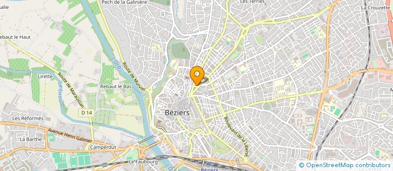 localisation de l'entreprise MONSIEUR M SADDEK BELHABIB  BEZIERS
