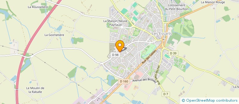 localisation de l'entreprise MONSIEUR M-T DU CHEYRON DU PAVILLON à ESSARTS-EN-BOCAGE