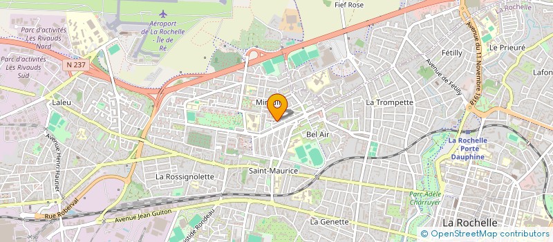 localisation de l'entreprise MONSIEUR M'VOUMA GOMA  LA ROCHELLE