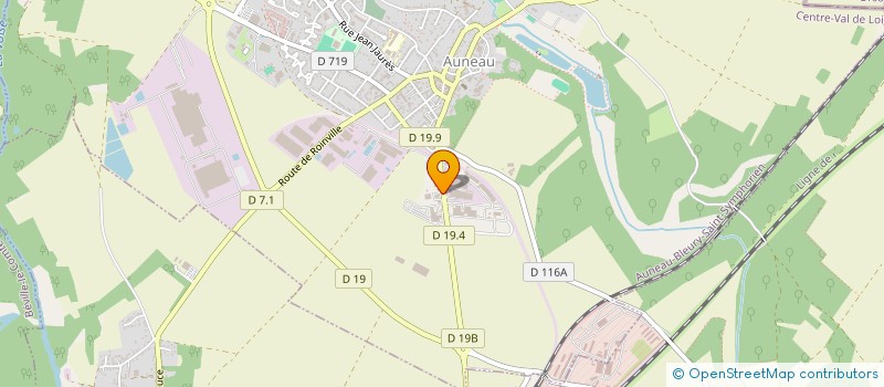 localisation de l'entreprise MONSIEUR MA CHAN  AUNEAU-BLEURY-SAINT-SYMPHORIEN