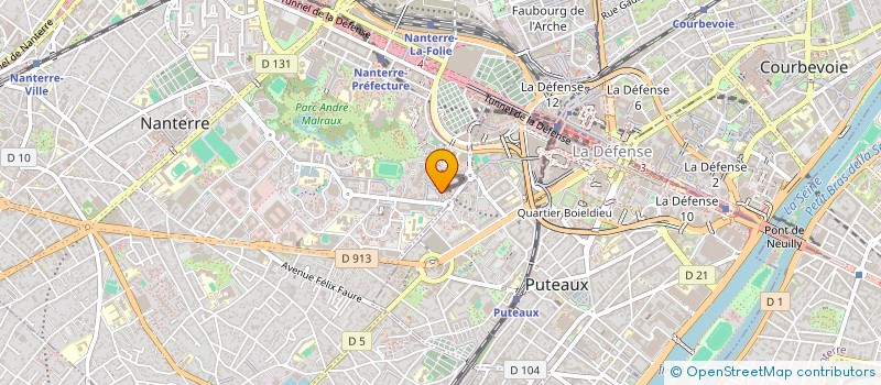 localisation de l'entreprise MONSIEUR MA MBELENGA NGBAMA  NANTERRE