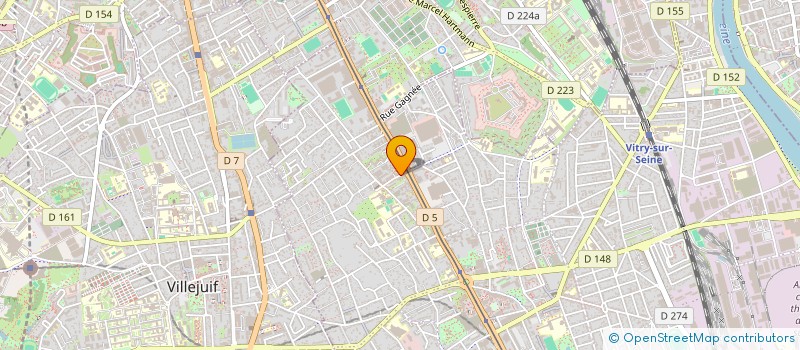 localisation de l'entreprise MONSIEUR MAADJOU BAH  VITRY-SUR-SEINE