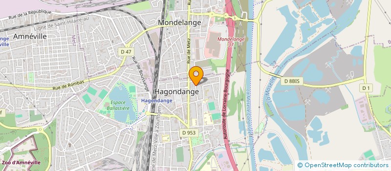 localisation de l'entreprise MONSIEUR MAALI KERDOUNE  HAGONDANGE