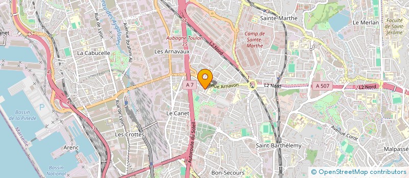 localisation de l'entreprise MONSIEUR MAAMAR ABED à MARSEILLE