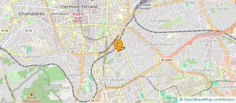 localisation de l'entreprise MONSIEUR MAAMAR AFGHOUL  CLERMONT-FERRAND