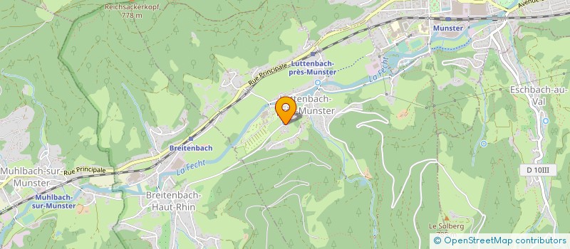 localisation de l'entreprise MONSIEUR MAAMAR ATTOU  LUTTENBACH-PRES-MUNSTER