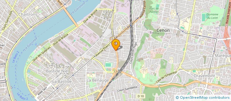 localisation de l'entreprise MONSIEUR MAAMAR BAGHDAD  BORDEAUX