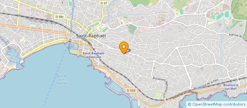 localisation de l'entreprise MONSIEUR MAAMAR BELHADJ  SAINT-RAPHAEL