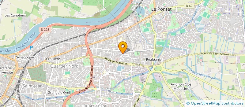 localisation de l'entreprise MONSIEUR MAAMAR BENABOU  LE PONTET