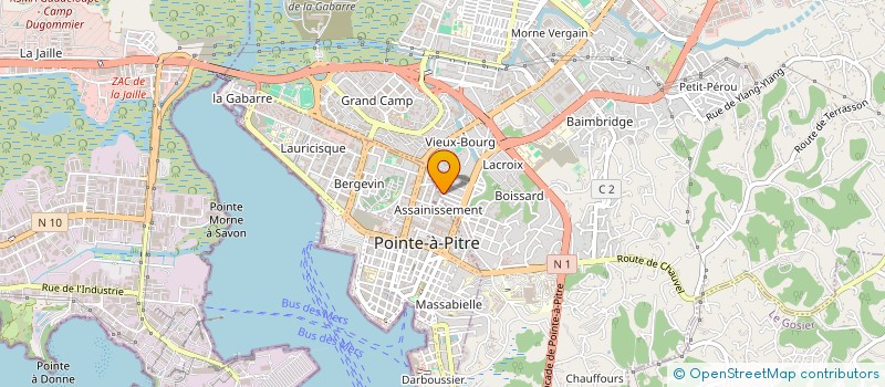 localisation de l'entreprise MONSIEUR MAAMAR BENANI à LES ABYMES