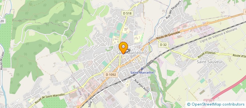 localisation de l'entreprise MONSIEUR MAAMAR CHERFA  SAINT-MARCELLIN