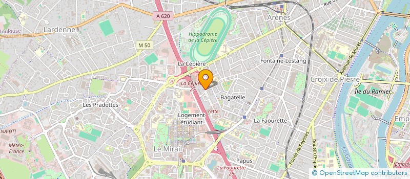 localisation de l'entreprise MONSIEUR MAAMAR CHOUIB  TOULOUSE